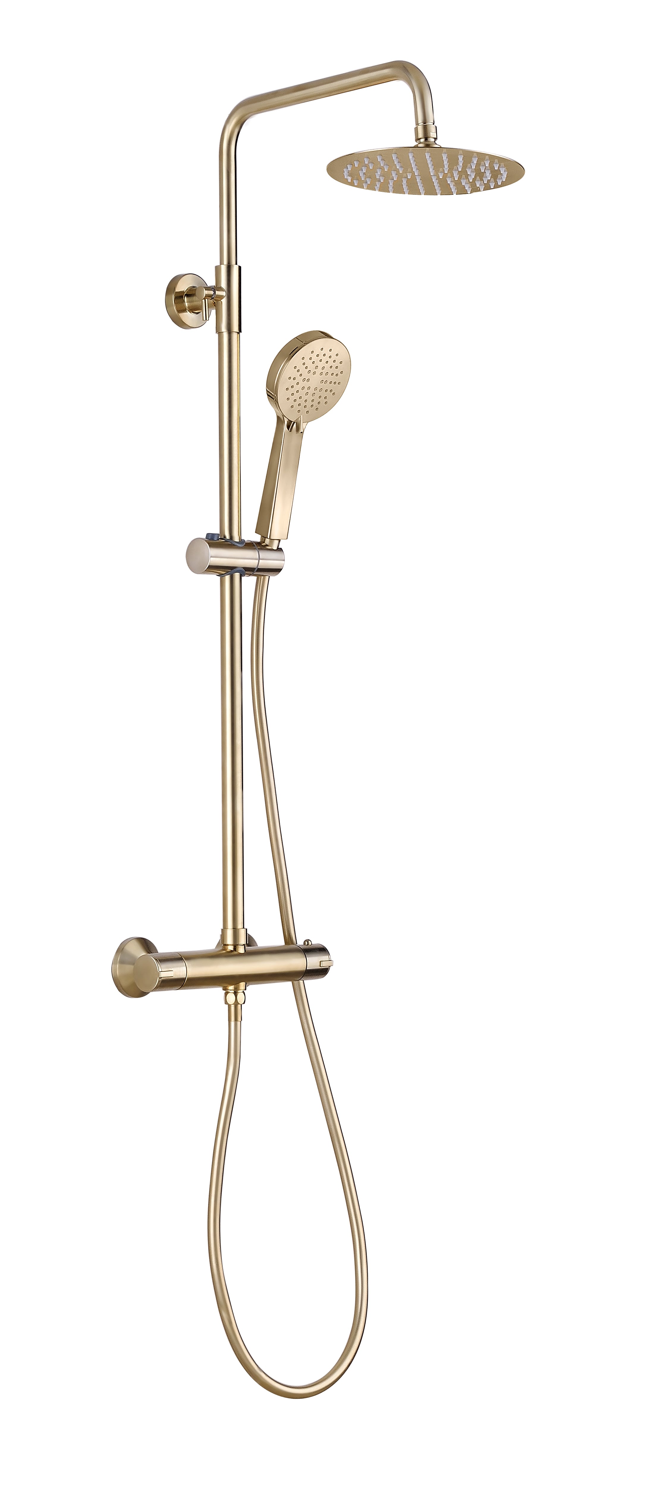 Menai Premium Round Thermostatic Overhead Shower Kit