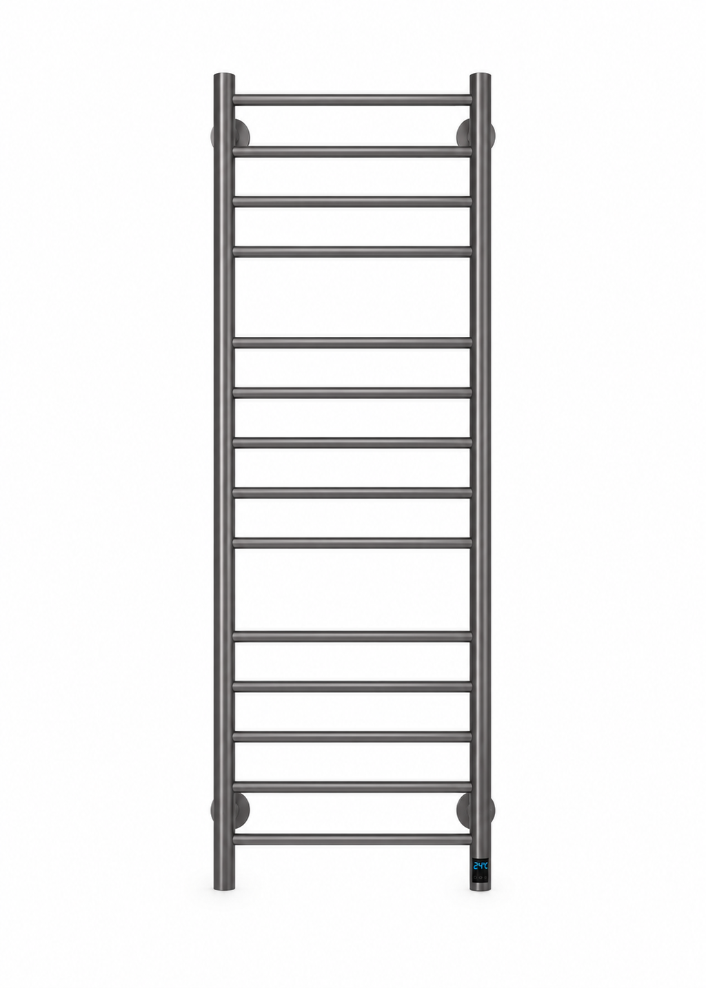 Towel rack on a white background