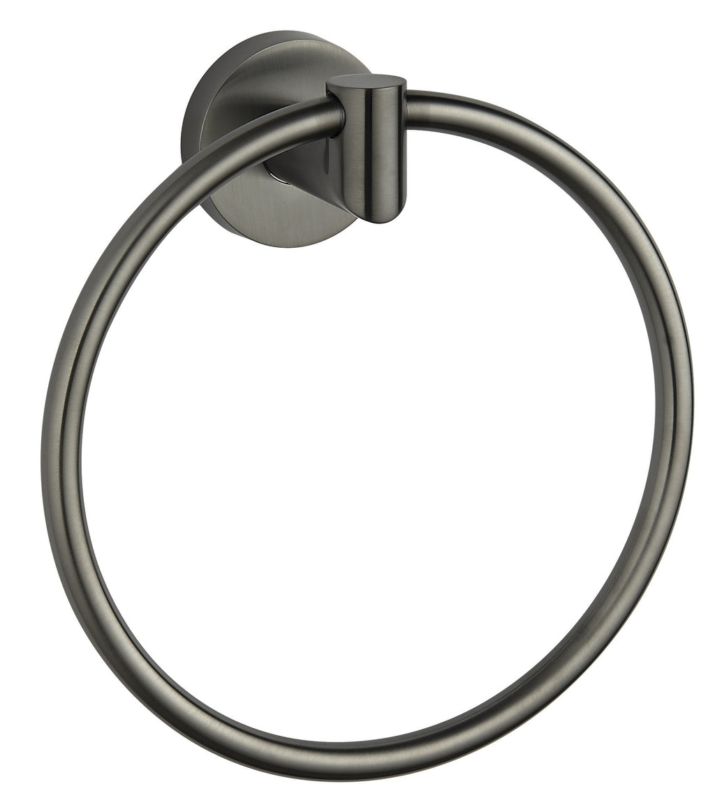 Towel ring on a white background