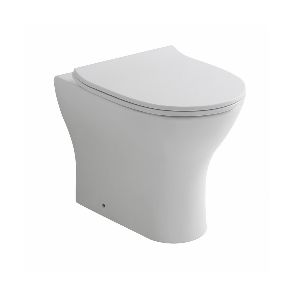 Eden Rimless Back to Wall Toilet with Soft Close Seat